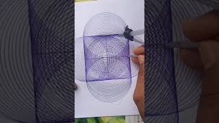 #9 Drawing with compass #short #shortvideo #youtubeshort