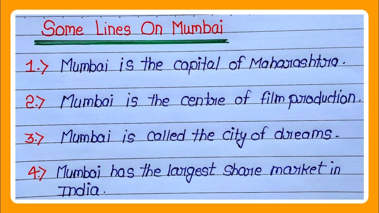 10 lines my favourite place essay in englishtourist places in mumbai