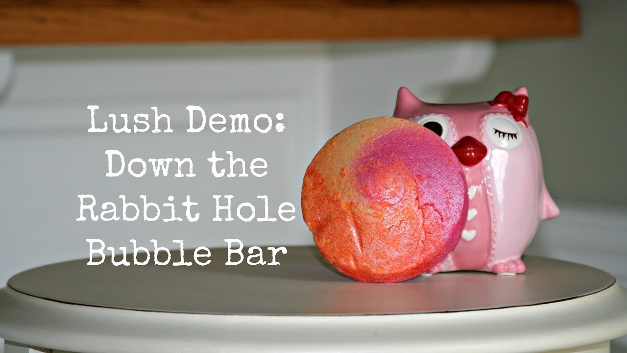Lush Demo: Down the Rabbit Hole Bubble Bar with Floating Flower