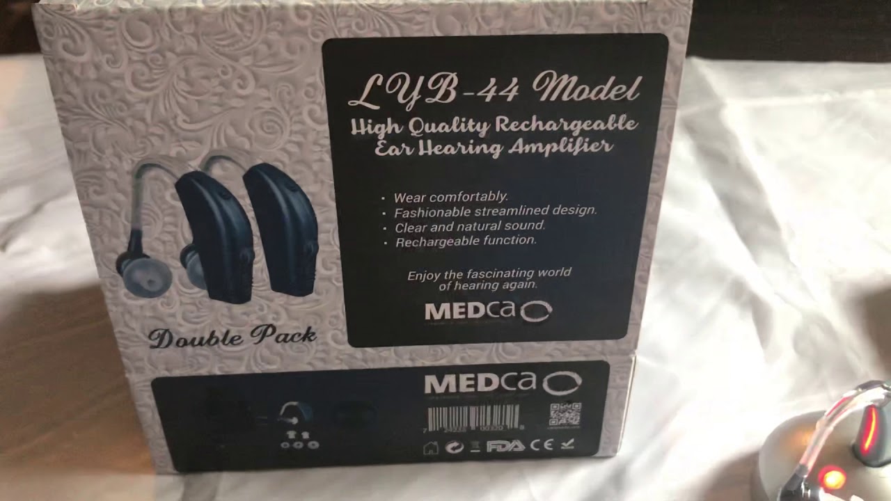 Medca amplifier hearing aid review model LYB YouTube