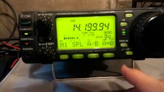 Icom IC-706MKIIG SSB and CW demo