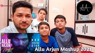 Allu Arjun Mashup Reaction 2021 | Stylish Star | Tribute | @HONESTREACTION | FX studios