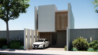 PLANO DE CASA MINIMALISTA PEQUEÑA DE 6X15 by ArchTECH ARQUITECTURA 3,362 views 3 weeks ago 8 minutes, 26 seconds