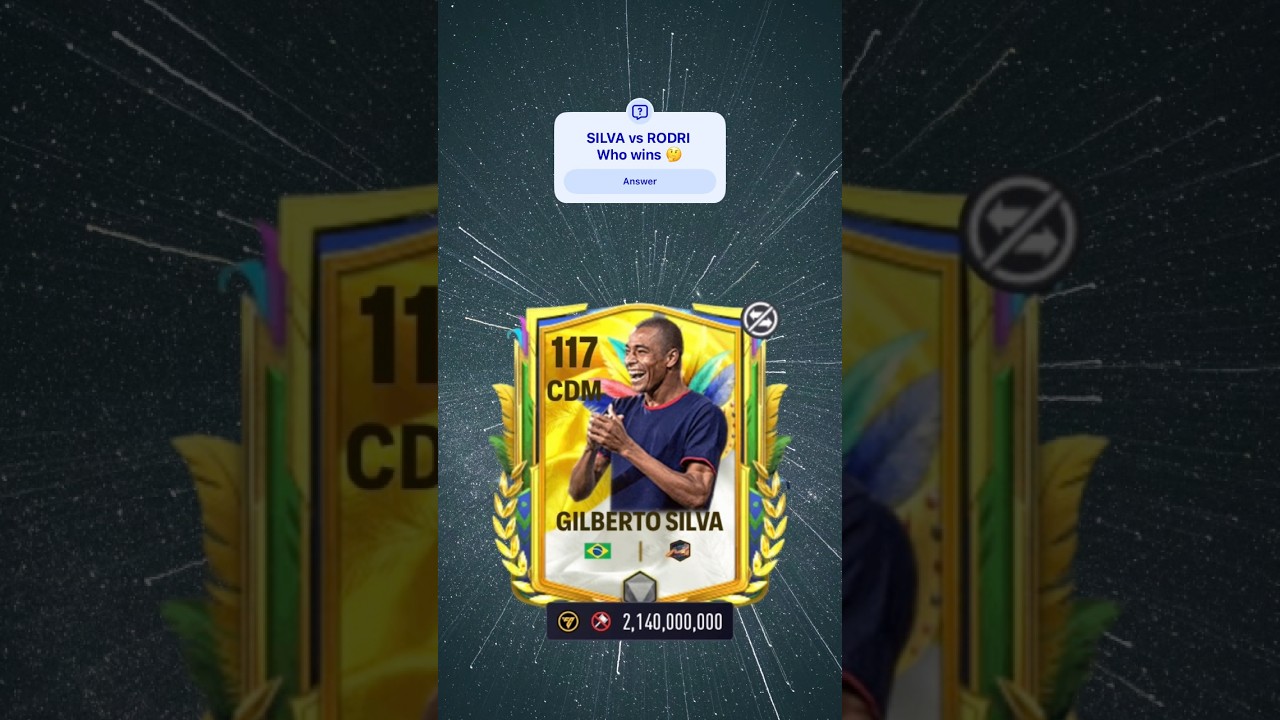 111 to 117 OVR 😱 Gilberto Silva Evolution | FC Mobile CDM Anchor 