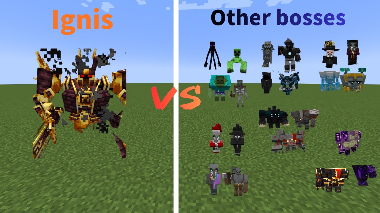 【マイクラMOBバトル】最強の敵 Ignis vs MODボス！！