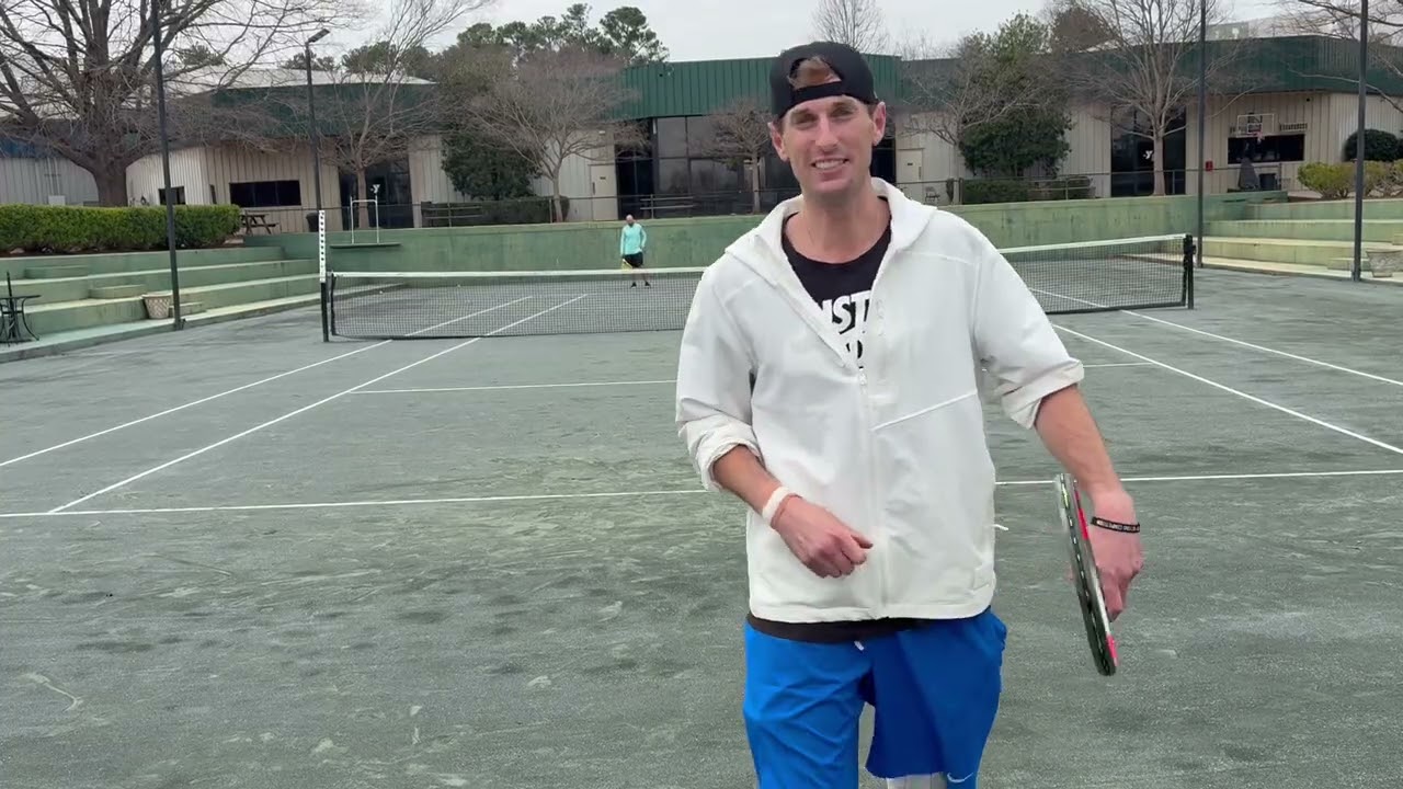 Got in a practice set with the best player at the YMCA🤣🤣… and he tapped out. #tennis #trending #rip 