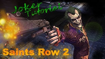 SAINTS-ROW-2-(How to)-make joker from arkham aslyu