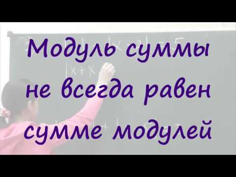 Модуль всегда равен