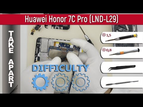 How to disassemble 📱 Huawei Honor 7C Pro LND-L29 Take apart Tutorial