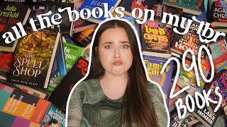 ALL 290 BOOKS ON MY TBR!!📚all my unread books!