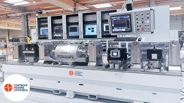 COMBINED TESTING BENCH WITH EDDY CURRENT AND ULTRASONIC EQUIPMENT