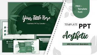 Aesthetic Ppt 8 Secret Garden  Free Download Ppt  Canella