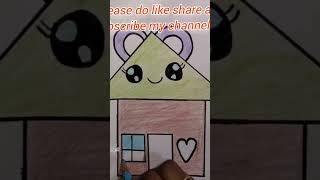 cute house drawing..#drawing #artstyle2.o #art #drawingideaseasydrawing