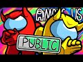 Among Us Funny Moments - Trolling Public Lobbies!