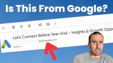 Is dat e-mailadres van de Google Ads-vertegenwoordiger betrouwbaar? (Hoe weet u of u ze kunt vert...