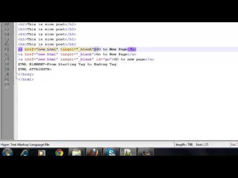html element and attribute- Bangla Video Tutorial