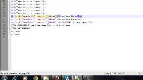 html element and attribute- Bangla Video Tutorial