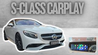 We just added Apple CarPlay to a Mercedes S-Class!