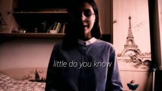 little do you know - Alex and Sierra // cover by girl in a blue skirt