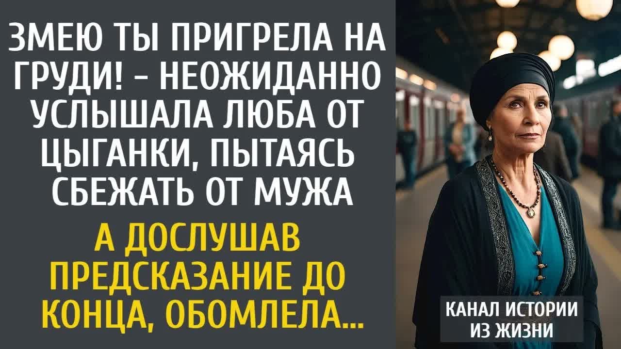 Змею ты пригрела на груди! - неожиданно услышала Люба от цыганки, пытаясь сбежать от мужа…