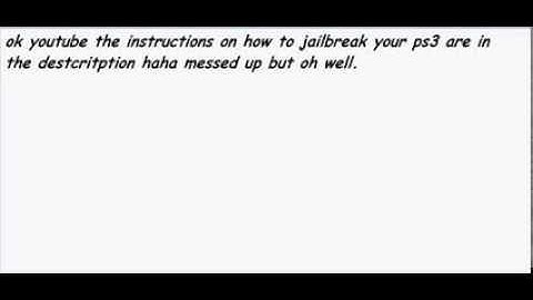 how to jailbreak your ps3, and make mw2 challenge lobby