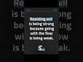 Being strong.