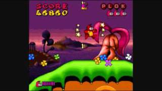 Plok Playthrough Part 1 Cotton Island