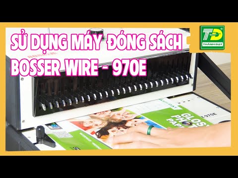 Video Hướng dẫn sử dụng Máy đóng lò xo Bosser Wire 970E - youtube