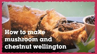 Mushroom and Chestnut Wellington
We’re now in December, so it’s time to draw the curtains, put another log on the fire, and start thinking about Christmas. To help you out, we’re bringing you recipes to create a complete vegan Christmas dinner every Monday until the big day.
To start, here’s how to make a mouth-watering mushroom and chestnut wellington with red onion marmalade to accompany it.
Mushroom and chestnut wellington
Recipe by former Forest Green Rovers Head Chef Em Franklin
Serving size: 8
Ingredients:
1 medium onion, diced
2 cloves garlic, finely chopped
200g fresh mushrooms (chestnut or white), trimmed & sliced
4 sprigs fresh thyme
50g dried mixed mushrooms
180g cooked and peeled chestnuts, roughly chopped
1 tsp ground nutmeg
200g fresh breadcrumbs
Fine salt, to taste
1 tsp coarse ground black pepper
1 tbsp mushroom ketchup
1 tbsp ground linseeds, mixed with 2 tbsp water (this is an egg replacement binding mixture)
500g vegan puff pastry (shop bought or homemade)
100ml sweetened soya milk
Directions:
Pre-heat the oven to 180c (or gas mark 4).
Soak the dried mushrooms in hot, not boiling, water for 20 mins. Set aside.
Fry your onion over low heat until soft and opaque. Add garlic and thyme and fry for a further 5 minutes. (Don’t add garlic from the start as it cooks quicker than the onions and will burn, leaving a bitter taste.)
Fry the fresh mushrooms in a little olive oil until soft and very lightly browned. Season with salt and pepper. Set aside.
When your dried mushrooms are rehydrated (after 20 minutes) remove from liquid, retaining the stock for later. Chop roughly or blend on pulse setting in a food blender.
Roughly chop your cooked chestnuts - it’s nice to have a mixture of small and large pieces.
Combine breadcrumbs, onion and garlic mix, rehydrated dried mushrooms, chopped chestnuts, nutmeg and salt and pepper to taste. Add linseed mixture at this point.
On a floured surface roll your pastry to a 30cm by 20cm rectangle.
Brush the edges with sweetened soya milk. Central to the pastry, place your mushroom mix in a sausage shape, not touching the edge of the pastry to allow for complete wrapping. Top the mushroom mix with fresh mushrooms pressing them gently but firmly into the mix to stay put.
Roll up your wellington into a fat sausage and tuck edges underneath to ensure no filling escapes on cooking. Do not be tempted to skimp on pastry – there must be plenty of pastry overlap to ensure the filling stays put!
Brush the top with more sweetened soya milk. You can decorate with hand cut pastry leaves or strips at this point if you wish. Make four small air holes in the top with a sharp knife.
Chill until ready to cook. Place Wellington on parchment paper on a shallow tray. Bake in the centre of the oven, at 180 c for 40 minutes.
Rest for five minutes before portioning and eat with red onion marmalade or vegan gravy.
Notes:
Wellingtons can be frozen for use later.If cooking from frozen, cooking time will be longer and pastry may require foil covering half way through to avoid pastry burning.
Red onion marmalade
Yield: 1lb jam jar
Ingredients:
4 red onions, finely sliced
6 sprigs fresh thyme
3 tbsp olive oil
100mls balsamic vinegar
1 heaped tsp ground black pepper
120g soft brown sugar
Pinch fine salt
Directions:
Fry your onions and thyme leaves in the olive oil on a low heat for 30 mins until soft but not browned.
Add vinegar, salt and black pepper and turn the heat up a little to gently boil. Stir continuously.
When you have reduced most of the liquid, add sugar. Your marmalade will become runny again at this point as the sugar dissolves.
Continue to boil and stir until you have a thick marmalade.
Pour hot marmalade into a sterilised jam jar. You can sterilise your jar (and lid) by placing on a baking tray in the oven at 120 C for 30 minutes.
About Us
Green electricity didnt exist in the world back in 1996. When we offered it for the first time, we became not just Britain’s but the world’s first green electricity company – and we kick-started the now global green electricity movement. Our mission was and remains to change the way electricity is made and used in Britain.
We chose this focus because conventional electricity is responsible for 30% of Britain’s carbon emissions – it’s our biggest single source as a nation, and therefore the biggest single thing we can change.
Social
Website: https://www.ecotricity.co.uk
Facebook: https://www.facebook.com/ecotricity
Instagram: https://www.instagram.com/ecotricity
Twitter: https://twitter.com/ecotricity
Youtube: https://www.youtube.com/ecotricity Mushroom and Chestnut Wellington