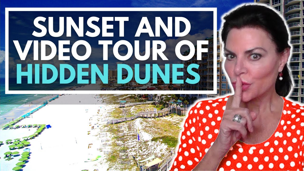 Sunset and video tour of Hidden Dunes in Miramar Beach Destin Florida