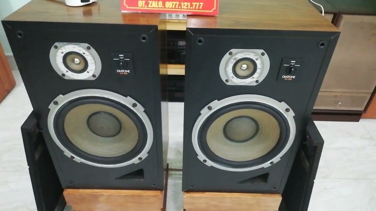 Bass ép tim, Diatone DS 30B chơi đa thể loại nhạc chiều ý ae. Lh