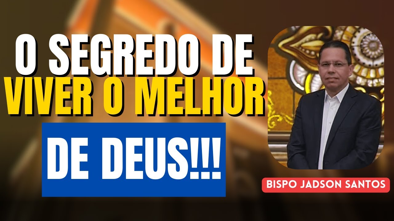Restituição: O Segredo Para Viver o Melhor de Deus | Bispo Jadson ...