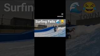 Surfing Fails & Fun | Flowrider Dubai #shorts #flowrider #funny
