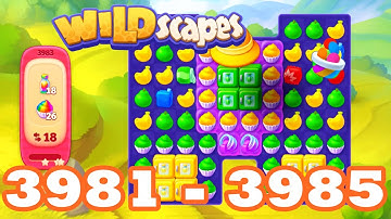 Wildscapes Level 3981 - 3985 HD Walkthrough 3 match puzzle | android | 3982 | 3983 | 3984 | IOS
