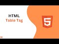Mastering the HTML Table Tag: A Comprehensive Tutorial | Upgrade Skill