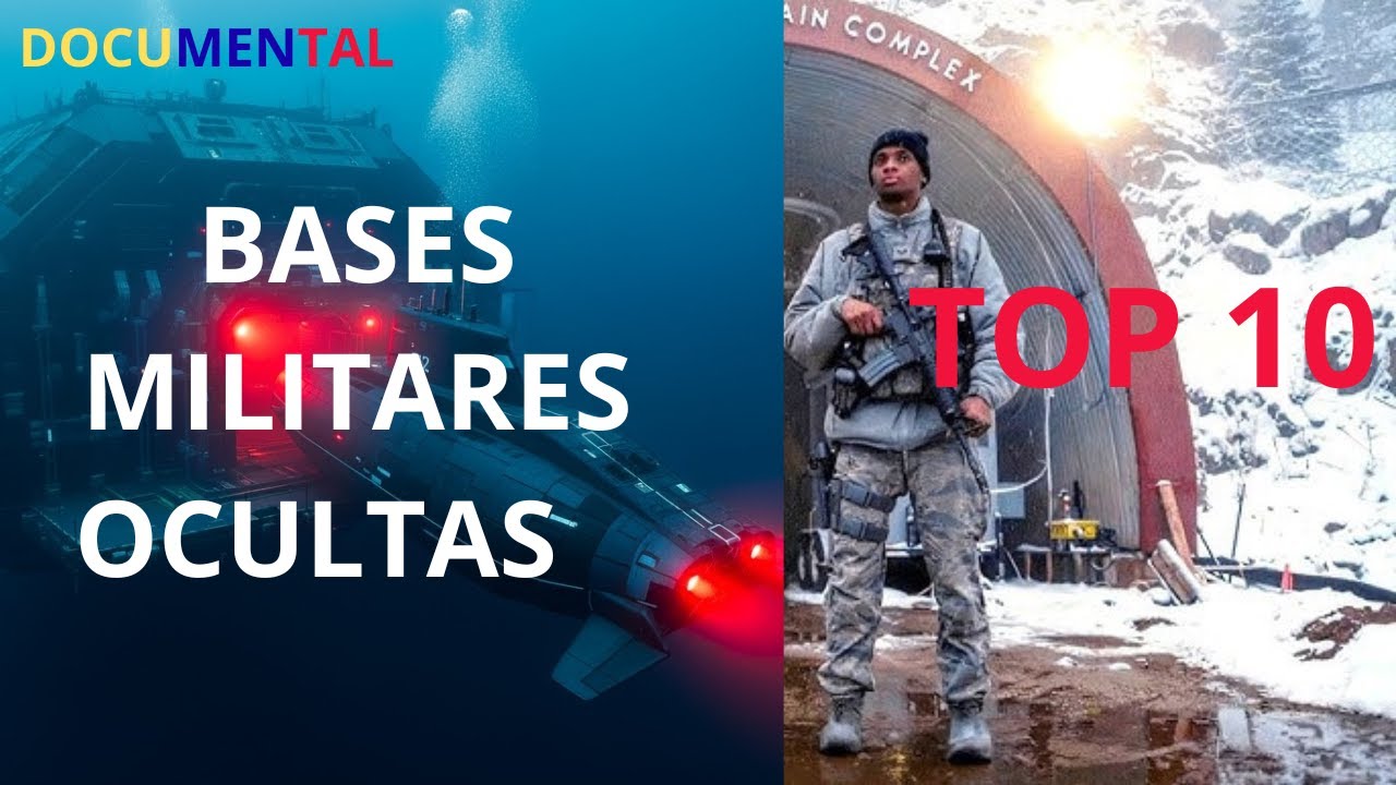 Las 10 bases MILITARES submarinas más SECRETAS