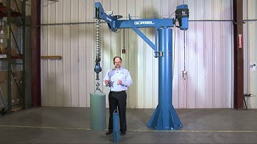 Gorbel Easy Arm 660 Lifts Heavy Machinery