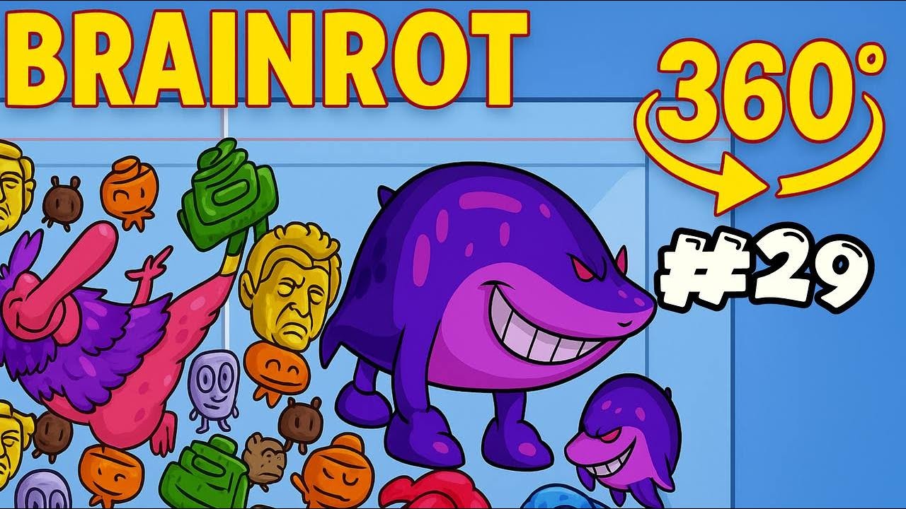 360° VR Game | Italian Brainrot New Characters - Merge Fellas! Patr 29