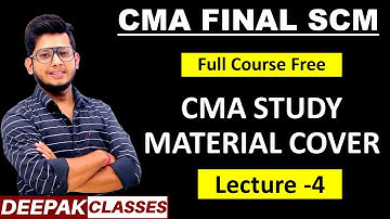 CMA FINAL SCM || Lecture -4 || Life Cycle Costing