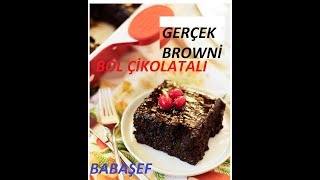 Browni nasıl yapılır Çikolata kekin her noktasına işlemiş Suffle tadında