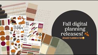 🍂 October digital planning releases for 2026 and how you can use them! 🥳