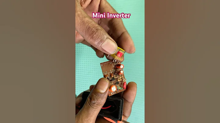 How to Make Mini Inverter at Home |#experiment #batterycharger #ytshorts #diy #shorts #youtubeshorts