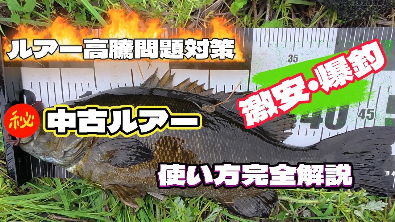 バス釣り】激安・爆釣！中古ルアー使い方完全解説！ - YouTube