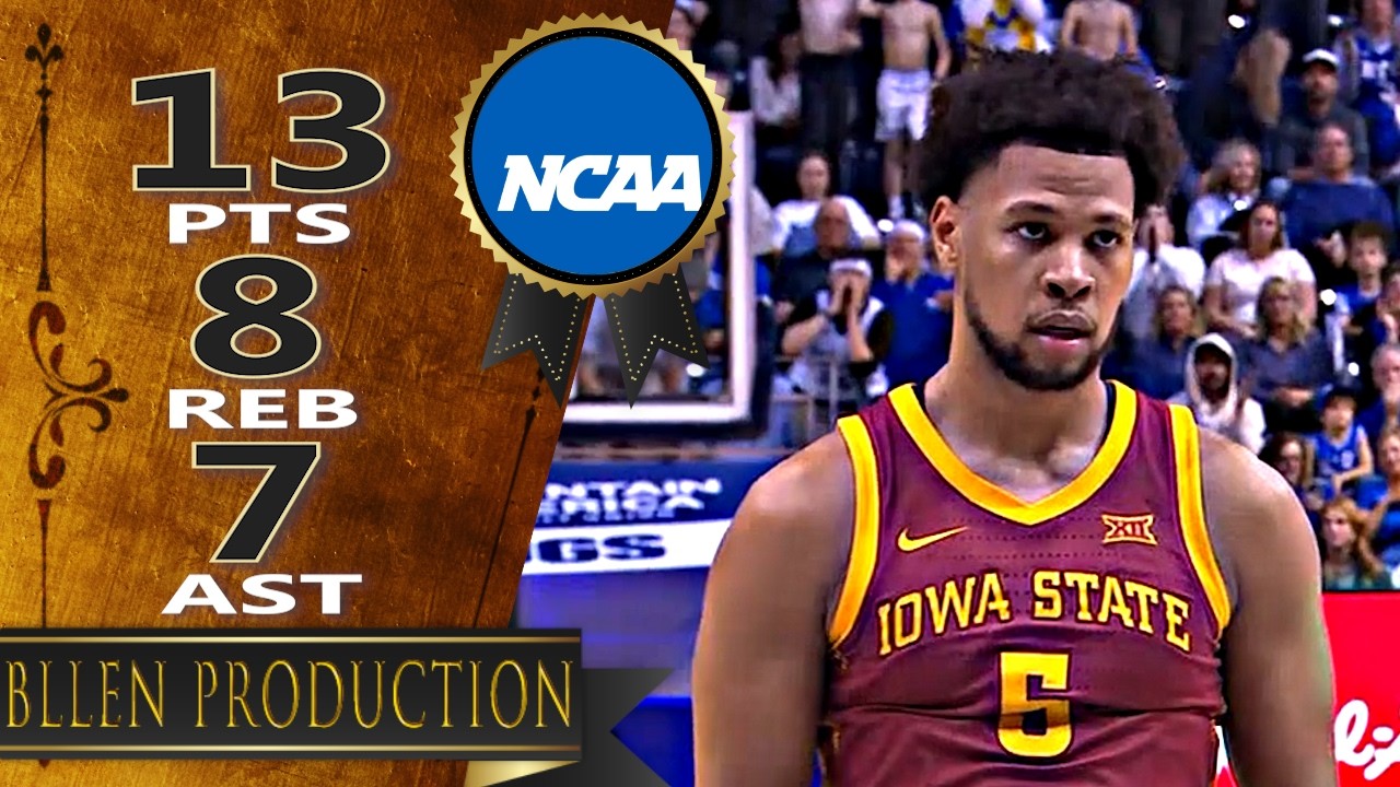 Joshua Jefferson - 13 Pts, 8 Reb, 7 Ast Highlights｜Iowa State Cyclones vs BYU Cougars｜2026.02.21