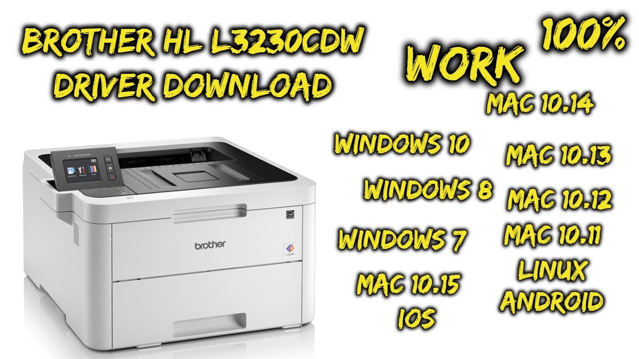 Brother HL L3230CDW Driver Download YouTube