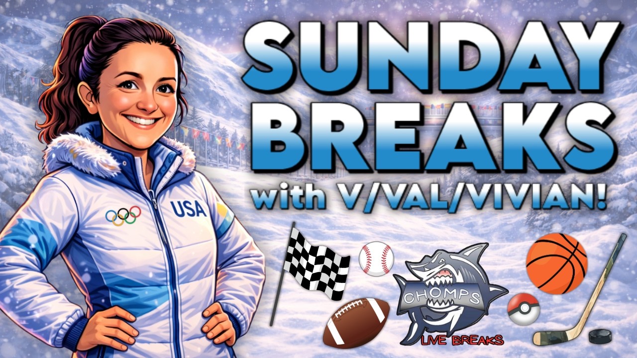 02/15/2026 ~ LIVE BASEBALL, HOCKEY, FOOTBALL, NASCAR, & POKÉMON BREAKS with V/VAL/VIVIAN!! 💥
