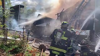 Two-alarm fire breaks out in Southeast DC