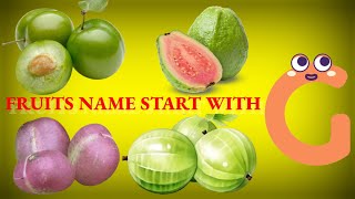 Fruits Name Start With Letter G Fruits Name Start With G G For