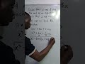 The form quadratic equation when given roots #fypシ゚viral #maths #education #everyone