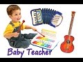 Musical instruments for kids  the little orchestra compilation  musicmakers  from baby teacher